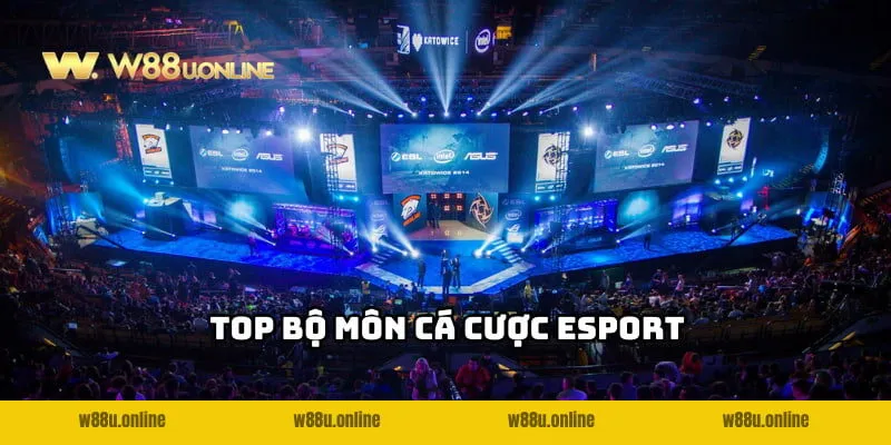 4 trò chơi đang khuấy đảo làng Cá cược Esport W88