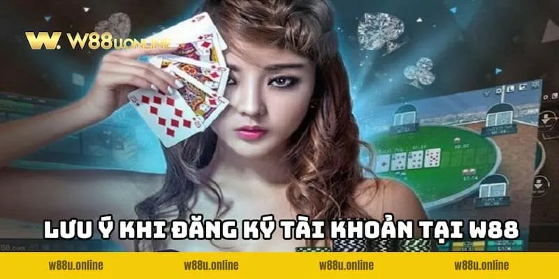 cach dang ky tai khoan w88 luu y Lưu ý quan trọng khi thực hiện đăng ký tài khoản tại hệ thống
