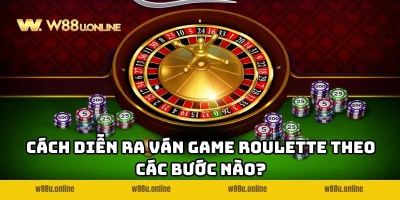 Cách diễn ra ván game Roulette theo các bước nào?