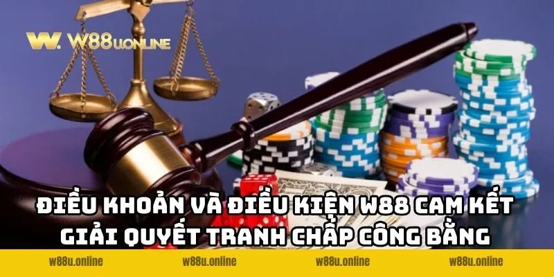 dieu khoan va dieu kien w88 giai quyet tranh chap Điều khoản và điều kiện W88 giải quyết tranh chấp công bằng